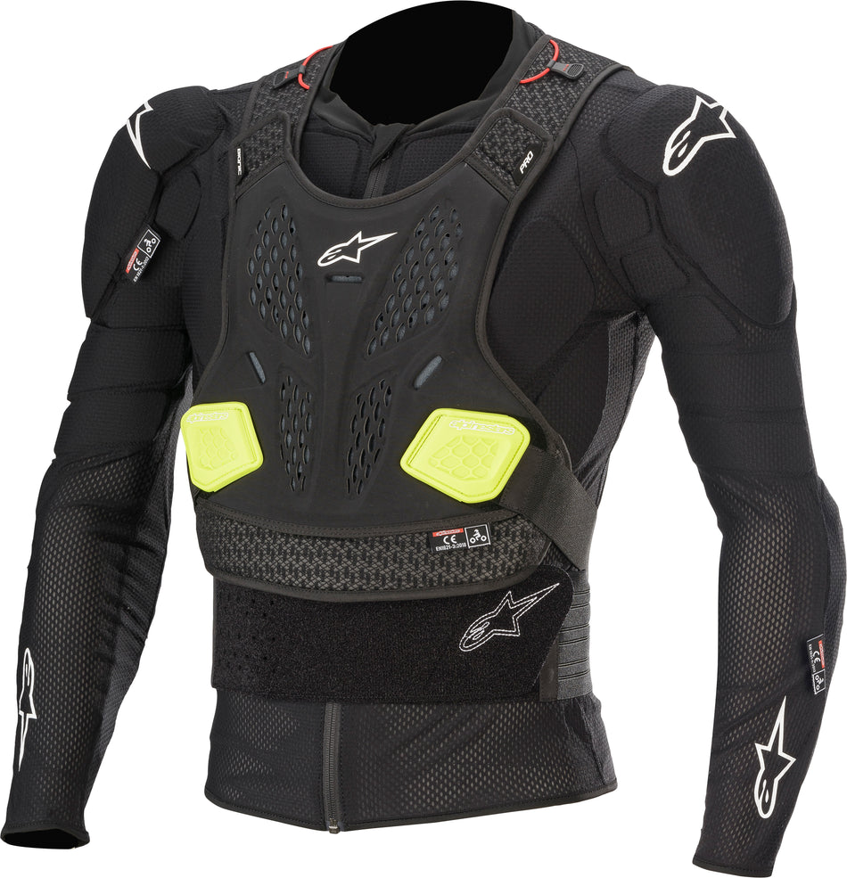 ALPINESTARS Bionic Youth Protection L/S Jacket Blk/Fluo Ylw Youth Sm 6545620-155-S/M