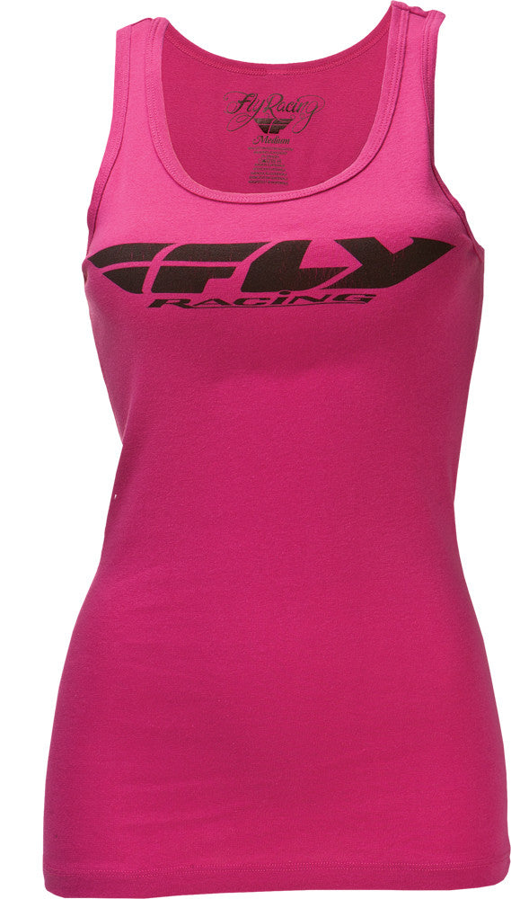 FLY RACING Corporate Ladies Tank Pink 2x 356-60782X