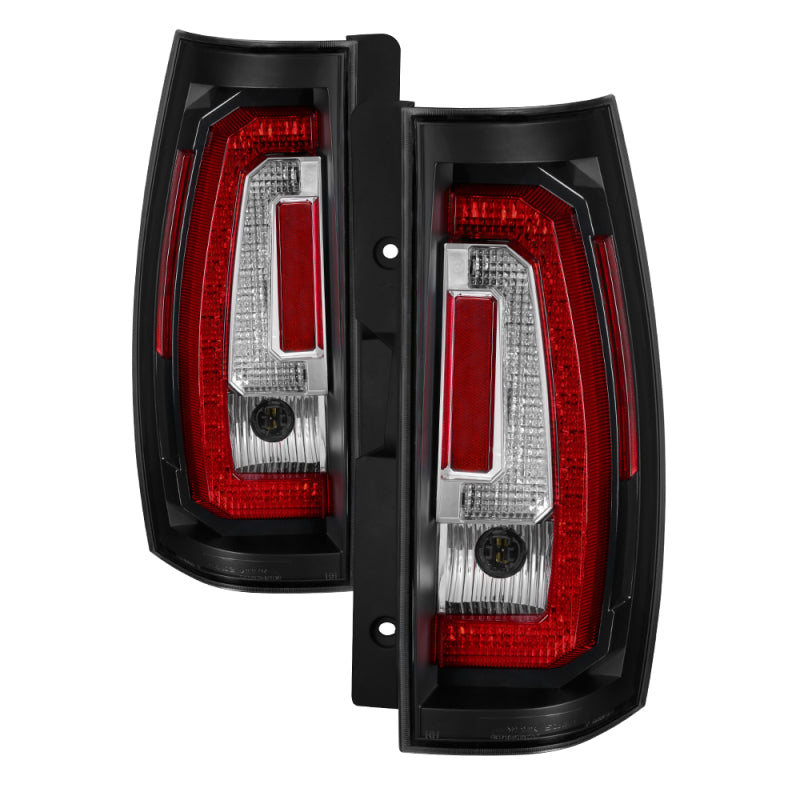 Spyder Chevy Suburban/Tahoe 07-14 V2 - Light Bar LED Tail Lights - Black ALT-YD-CSUB07V2-LED-BK 5083418