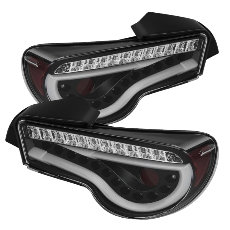 Spyder Scion FRS 12-14/Subaru BRZ 12-14 Light Bar LED Tail Lights Black ALT-YD-SFRS12-LBLED-BK 5072009