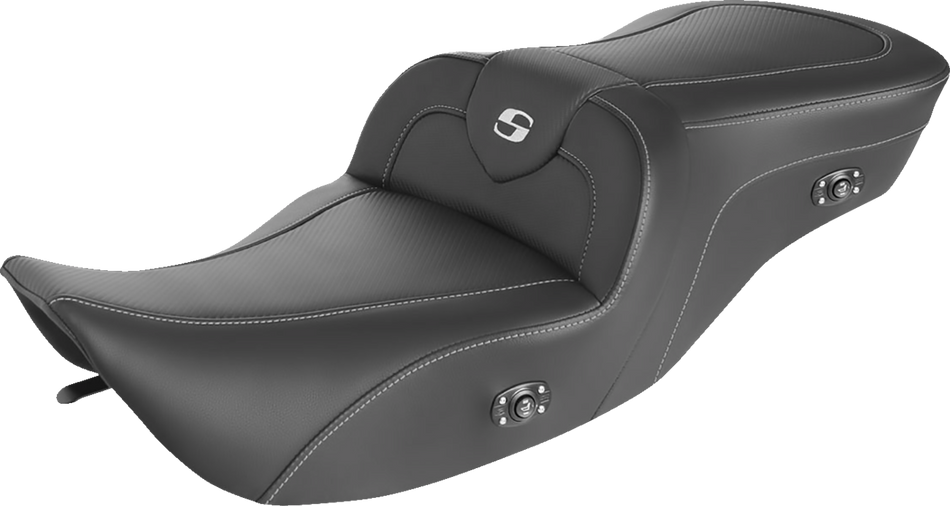 SADDLEMEN Heated Roadsofa Seat - Carbon Fiber 897-06-185HCT