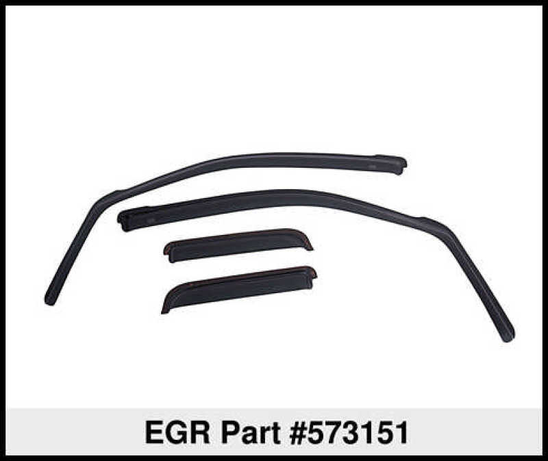 EGR 00+ Ford Excursion In-Channel Window Visors - Set of 4 (573151) 573151