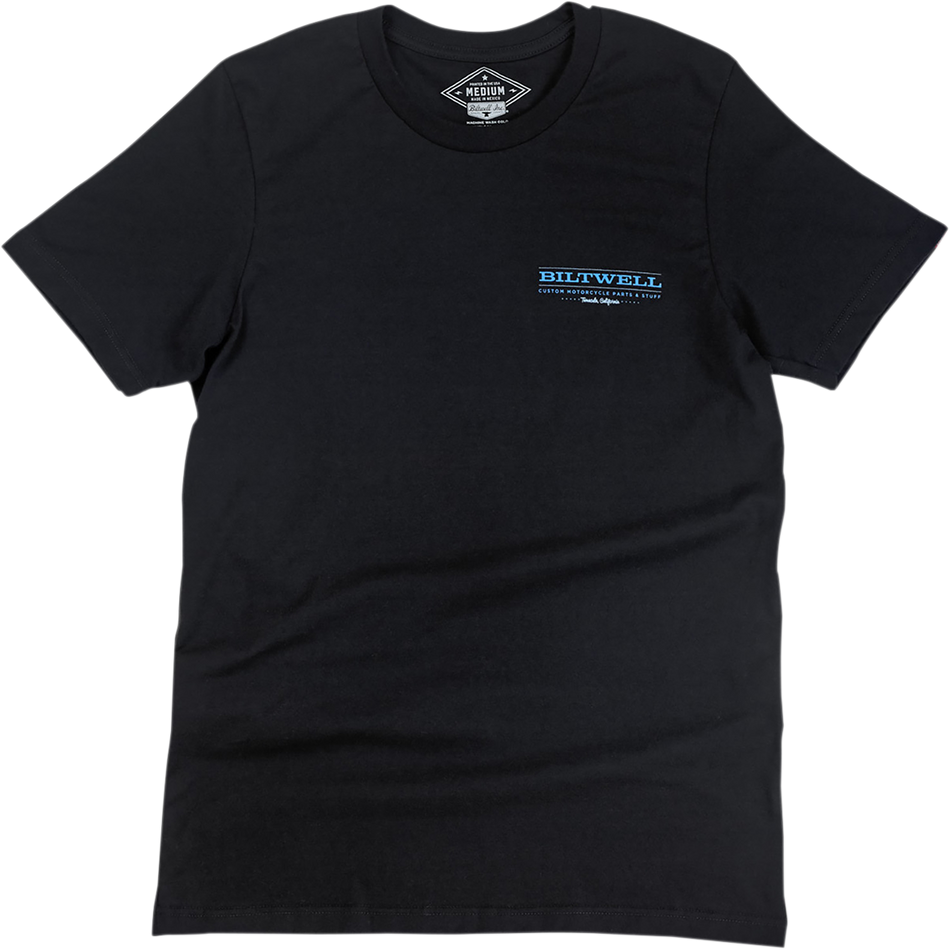 BILTWELL Camiseta Bigfoot - Negra - Pequeña 8101-005-002 