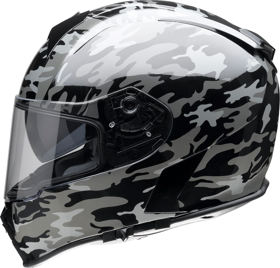 Z1R Warrant Helmet - Camo - Black/Gray - Medium 0101-14367