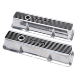 Edelbrock Valve Covers Elite II Ford FE 1958-76 Polished 4277