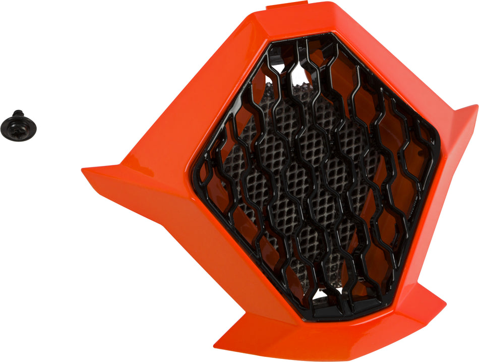 FLY RACING Toxin Embargo Helmet Mouthpiece Orange/Black 73-88073
