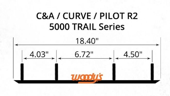 Woodys 6X 60 Dooly Carbide Runner C&a Skis 214169