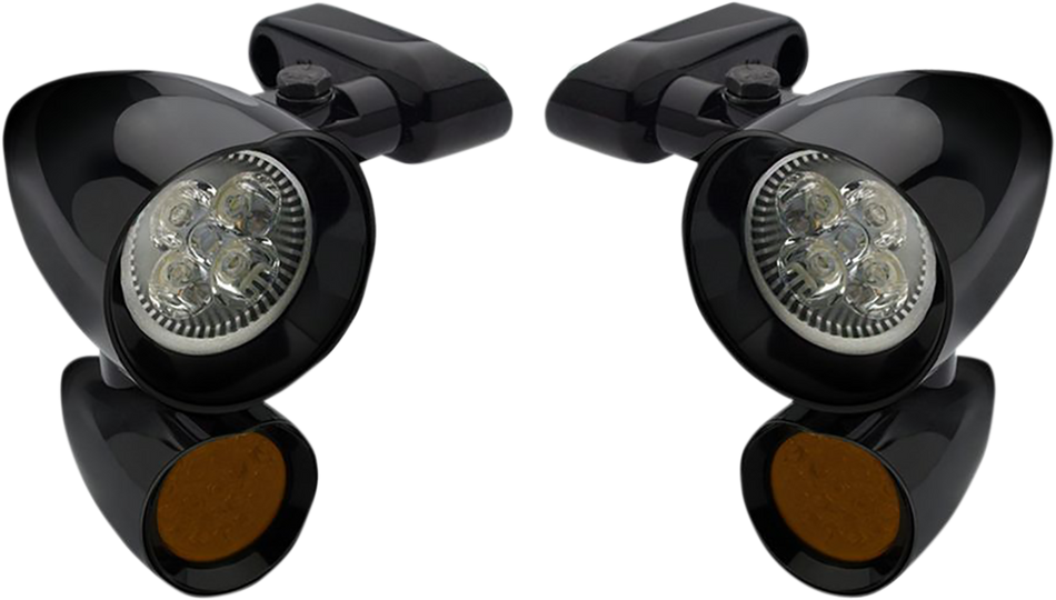 HEADWINDS Spotlight - Turn Signal - Black FLT900VD0015ZAP