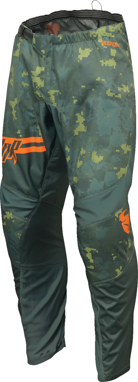 THOR Sector DIGI Pants - Black/Camo - 44 2901-11046