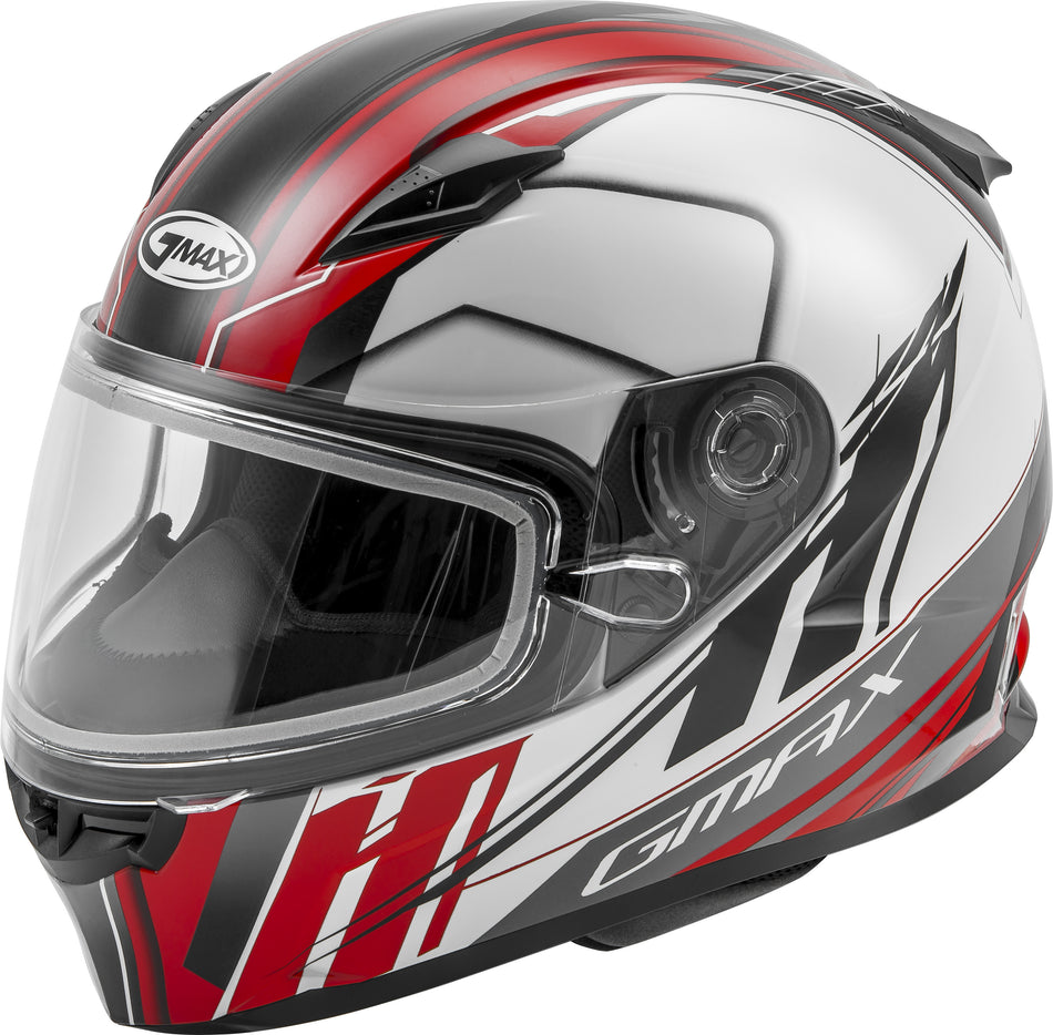 GMAX Youth Gm49y Rogue Snow Helmet White/Red Ys G24910030