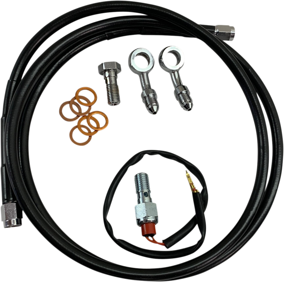 HAWG HALTERS Brake Line - Softail - '18+ - Forward Control BHK-040-B