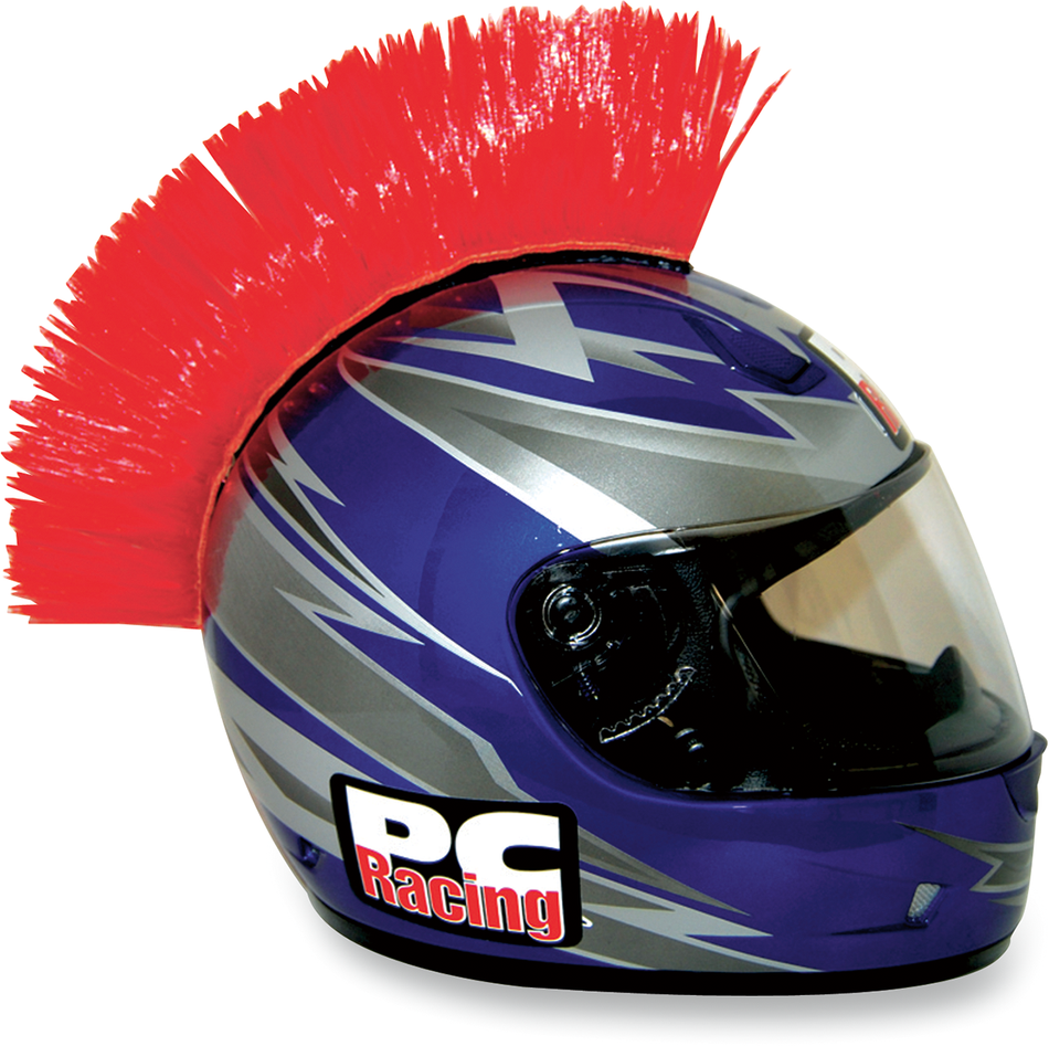 PC RACING Helmet Mohawk - Red PCHMRED
