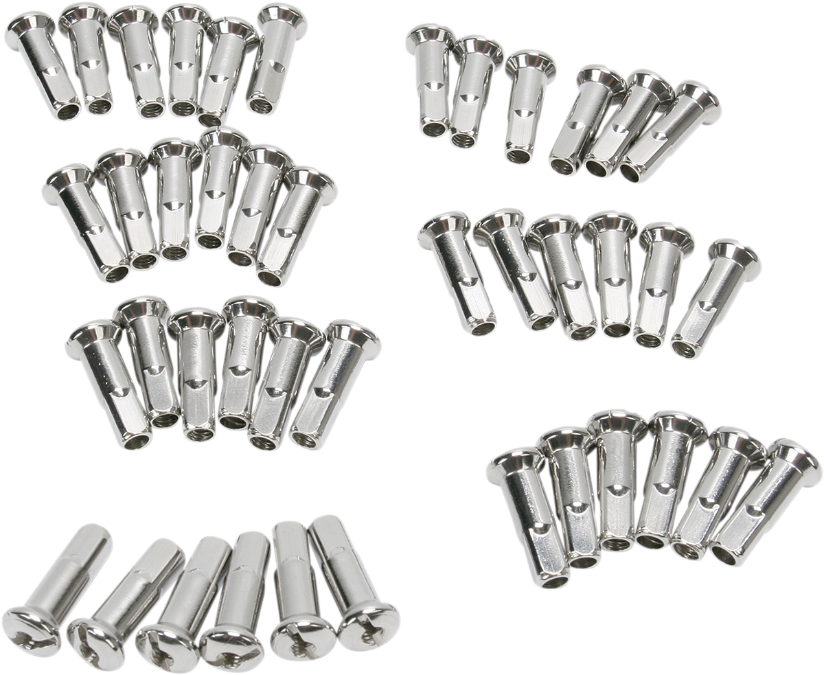 DRAG SPECIALTIES Spoke Nipples - Stainless Steel - Standard Length 16-0500SS42-HC3