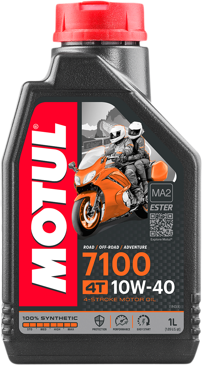 MOTUL 7100 4T Synthetic Oil - 10W-40 - 1L 104091