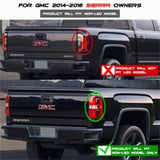 Spyder GMC Sierra 14-16 LED Tail Lights Black ALT-YD-GS14-LBLED-BK 5080660