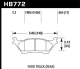 Hawk 2012-2016 Ford F-150 / Full-Size Trucks and SUV - LTS Street Brake Pads KHB772Y.654