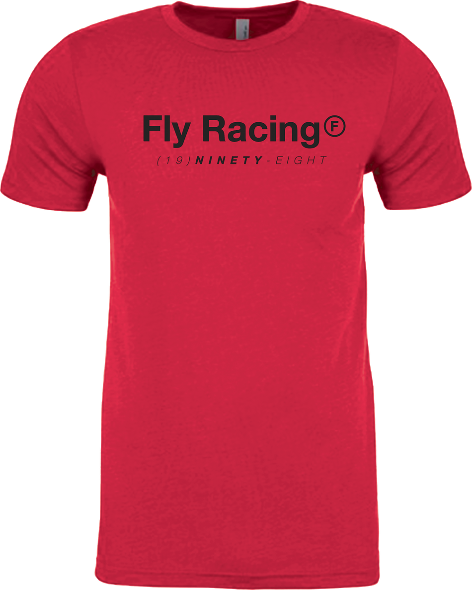 FLY RACING Fly Trademark Tee Red Sm 354-0316S