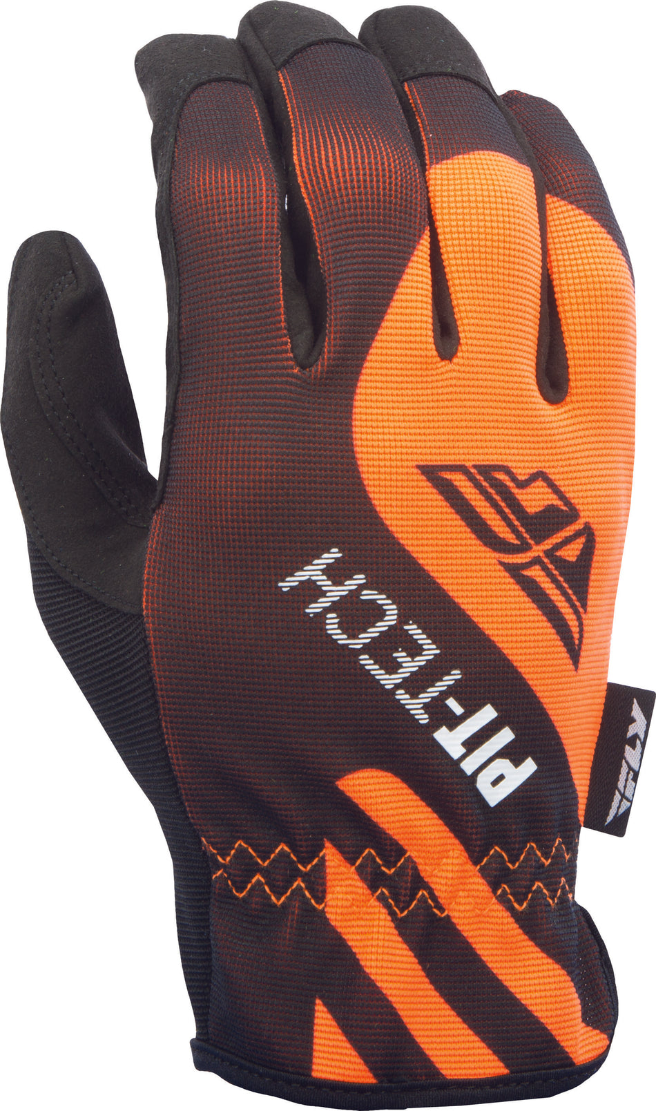 FLY RACING Pit Tech Lite Glove Flo-Orange/Black X 370-04711