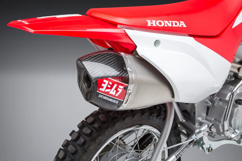 Yoshimura Crf110f 19-23  Enduro, Rs-9t, Full System, Stainless Steel With Carbon Fiber End Cap