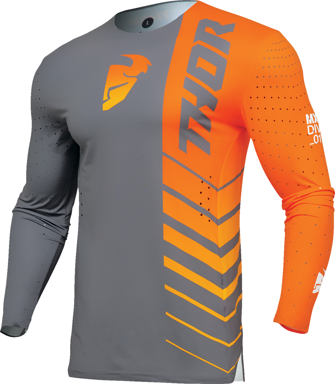 THOR Prime Analog Jersey - Charcoal/Orange - Medium 2910-7690