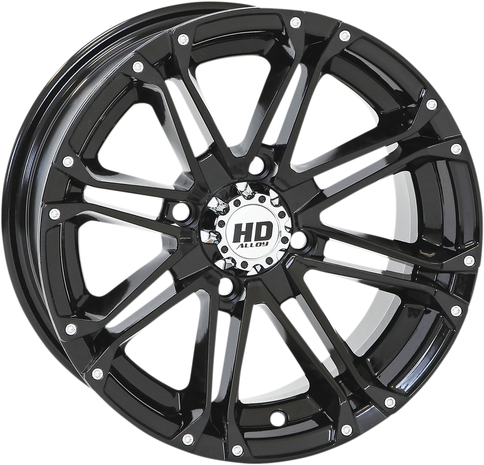 STI TIRE & WHEEL HD3 Wheel - Front/Rear - Black - 12x7 - 4/156 - 4+3 (+5 mm) 12HD313
