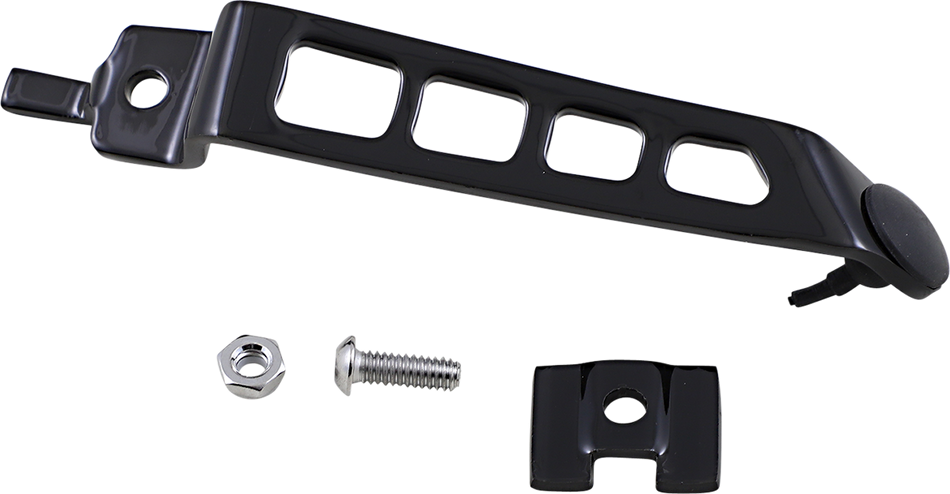 DRAG SPECIALTIES Extension Kickstand - Black - FXD FITS 93-05 MODELS ONLY 32-0468GB