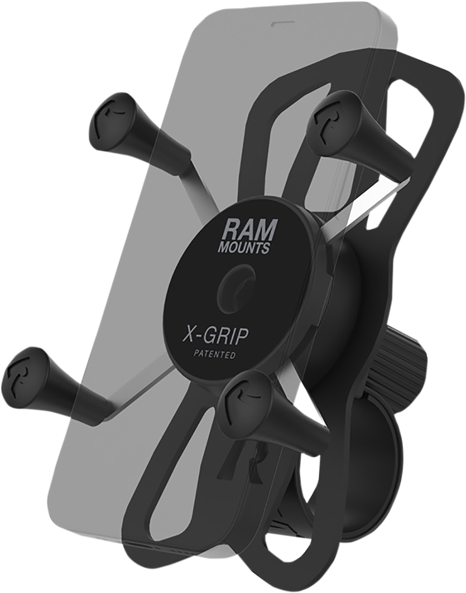 RAM MOUNTS X-Grip Phone Mount with Tough-Strap Handlebar Base RAP-460-UN7U