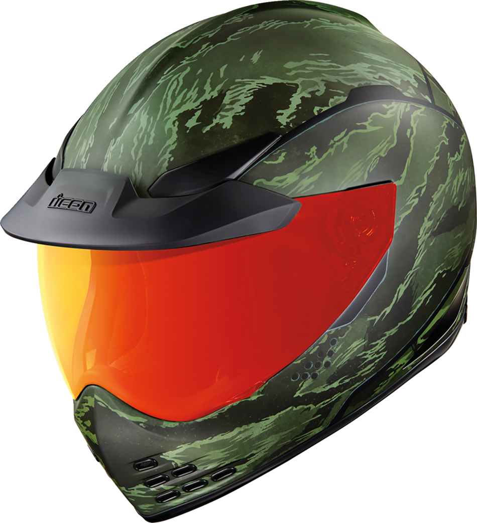 ICON Domain™ Helmet - Tiger's Blood - Green - 2XL 0101-14928