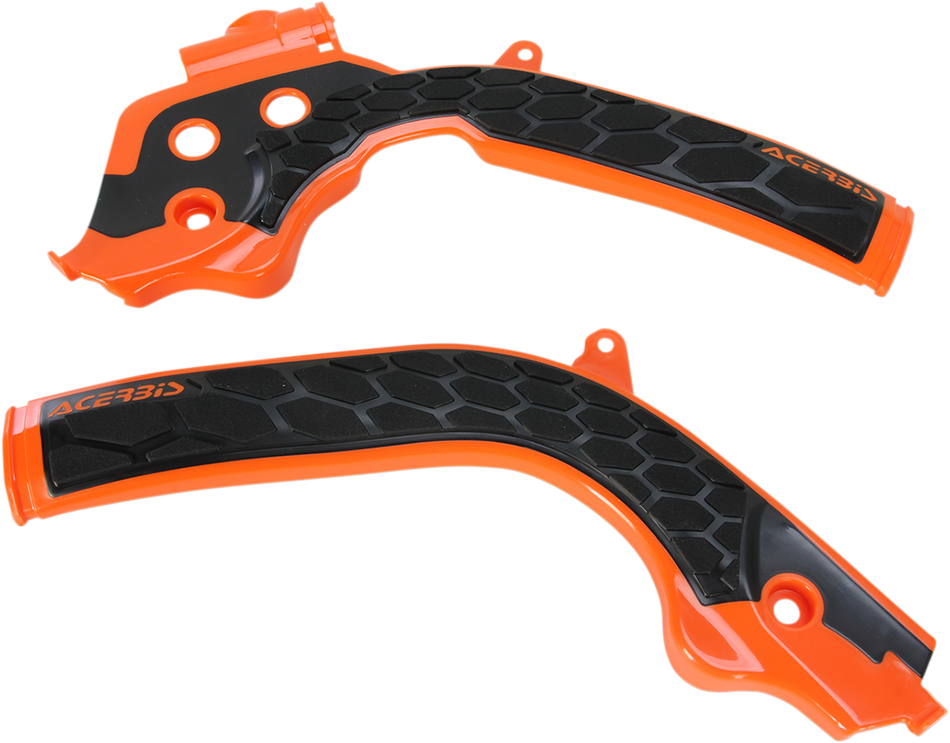 ACERBIS X-Grip Frame Guards - '16 Orange/Black 2449535225