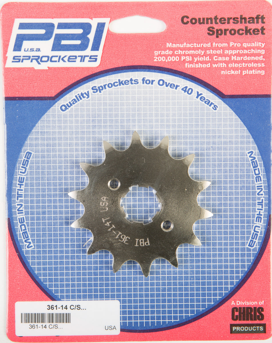 PBIFront Cs Sprocket Steel 14t-520 Hon361-14