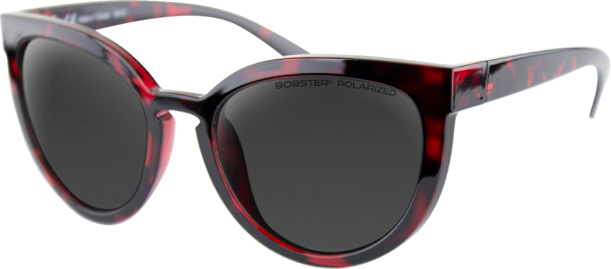 Gafas de sol BOBSTER Sail - Carey rojo brillante - Polarizadas ahumadas BSAL001P 