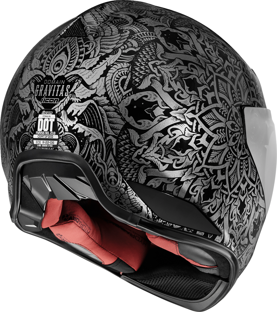 ICON Domain™ Helmet - Gravitas - Black - Large 0101-14961