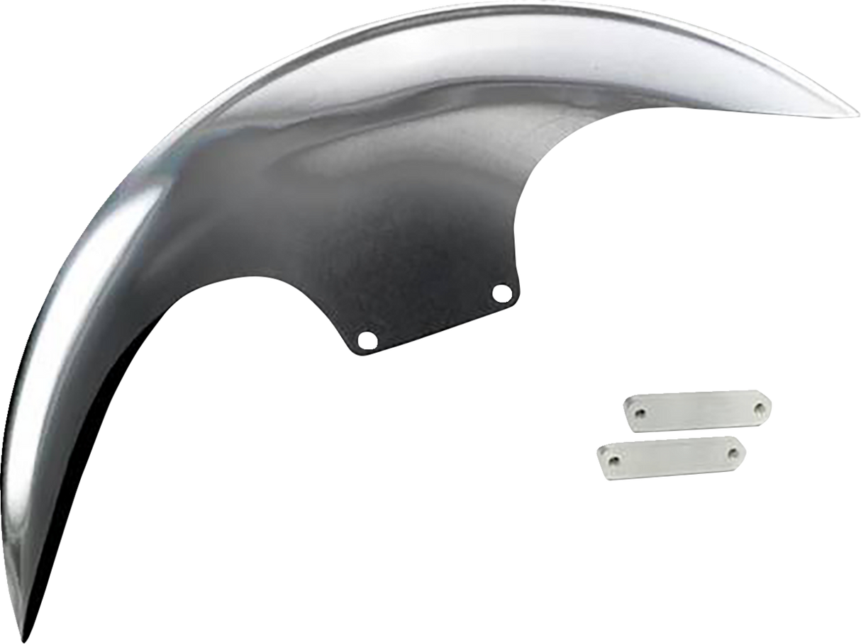 PAUL YAFFE BAGGER NATION Cafe Front Fender - 21" - Satin Adapter PYO:CAFE-21-14L-S