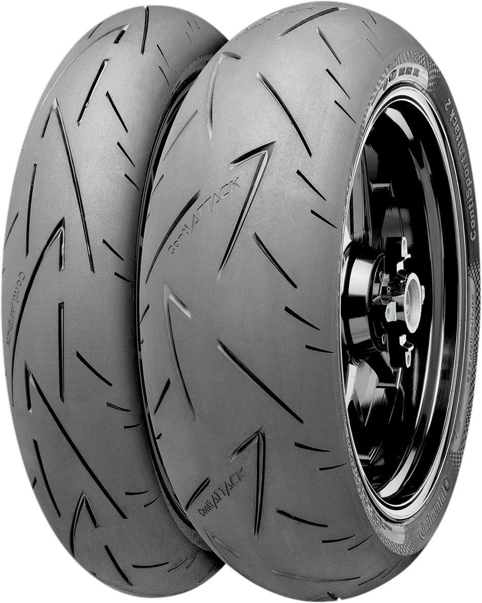 CONTINENTAL Tire - ContiSportAttack 2 - Rear - 190/50ZR17 - (73W) 02440270000