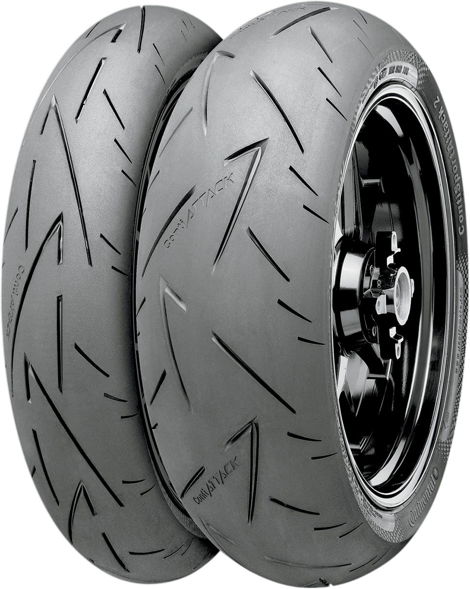 CONTINENTAL Tire - ContiSportAttack 2 - Rear - 190/50ZR17 - (73W) 02440270000