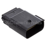 NAMZ 07-23 V-Twin Molex MX-150 16-Position Male Connector - Black (HD 72167-07BK) NM-33482-1601