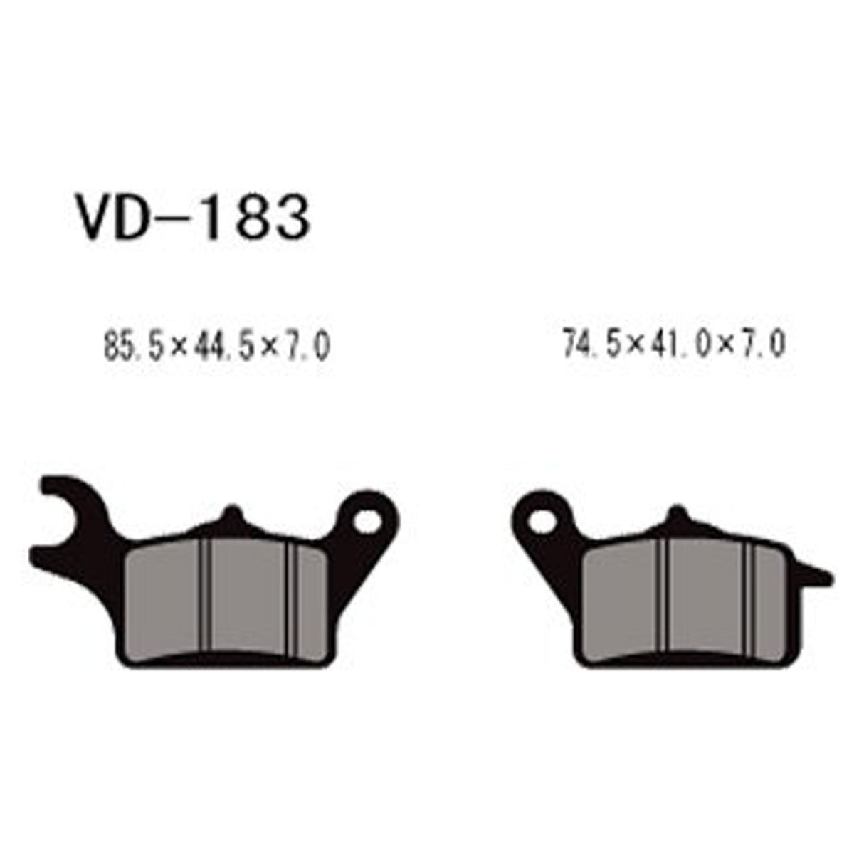 Vesrah Brake Pads (Vd-183) 985043