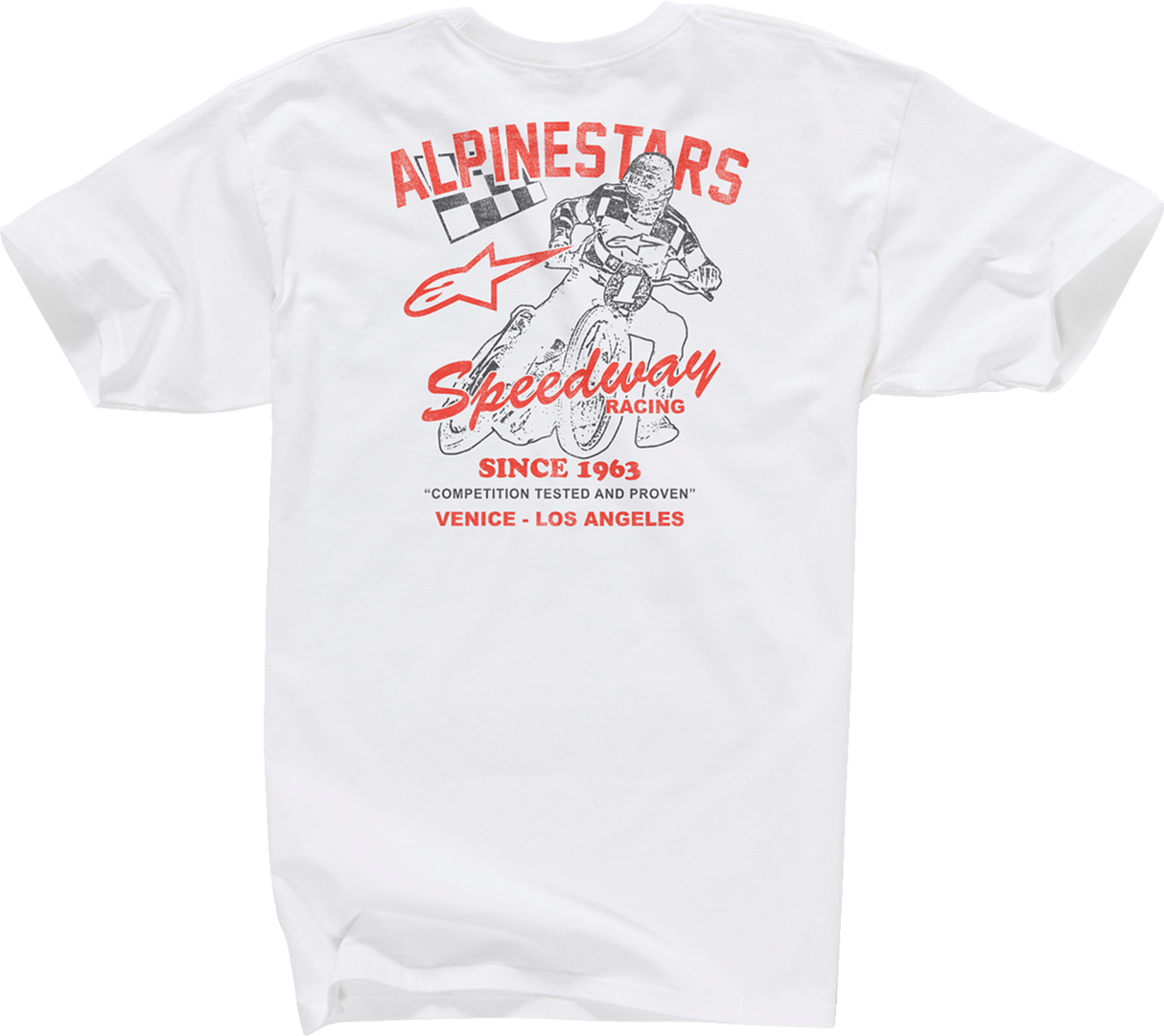 ALPINESTARS Speedway T-Shirt, Weiß, Größe L, 12137260020L