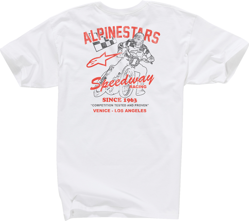 ALPINESTARS Speedway T-Shirt - White - XL 12137260020XL