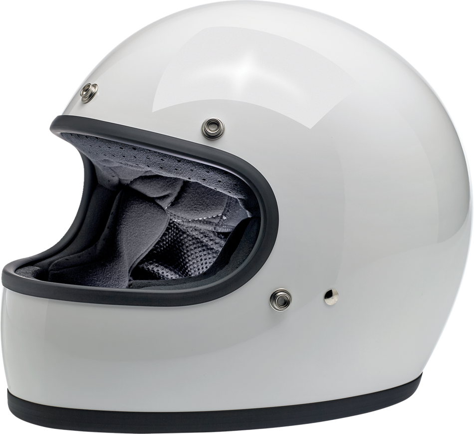 BILTWELL Gringo Helmet - Gloss White - Large 1002-517-104