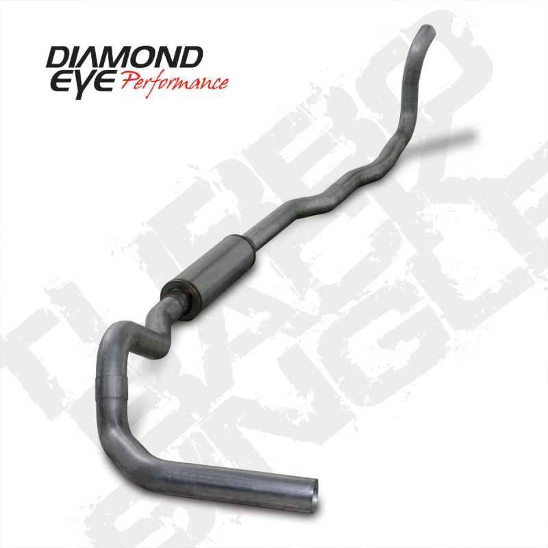 Diamond Eye KIT 4in TB MRP SGL SS DDG4X4 89-93 Dodge 5.9L Cummins 2500/3500 No Muffler K4211S-RP