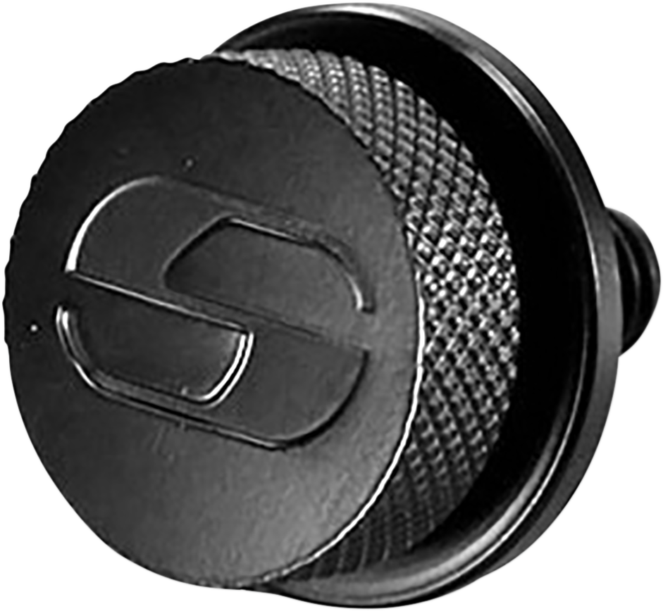 SADDLEMEN 1-1/4"-28 Seat Knob - Black 8900B