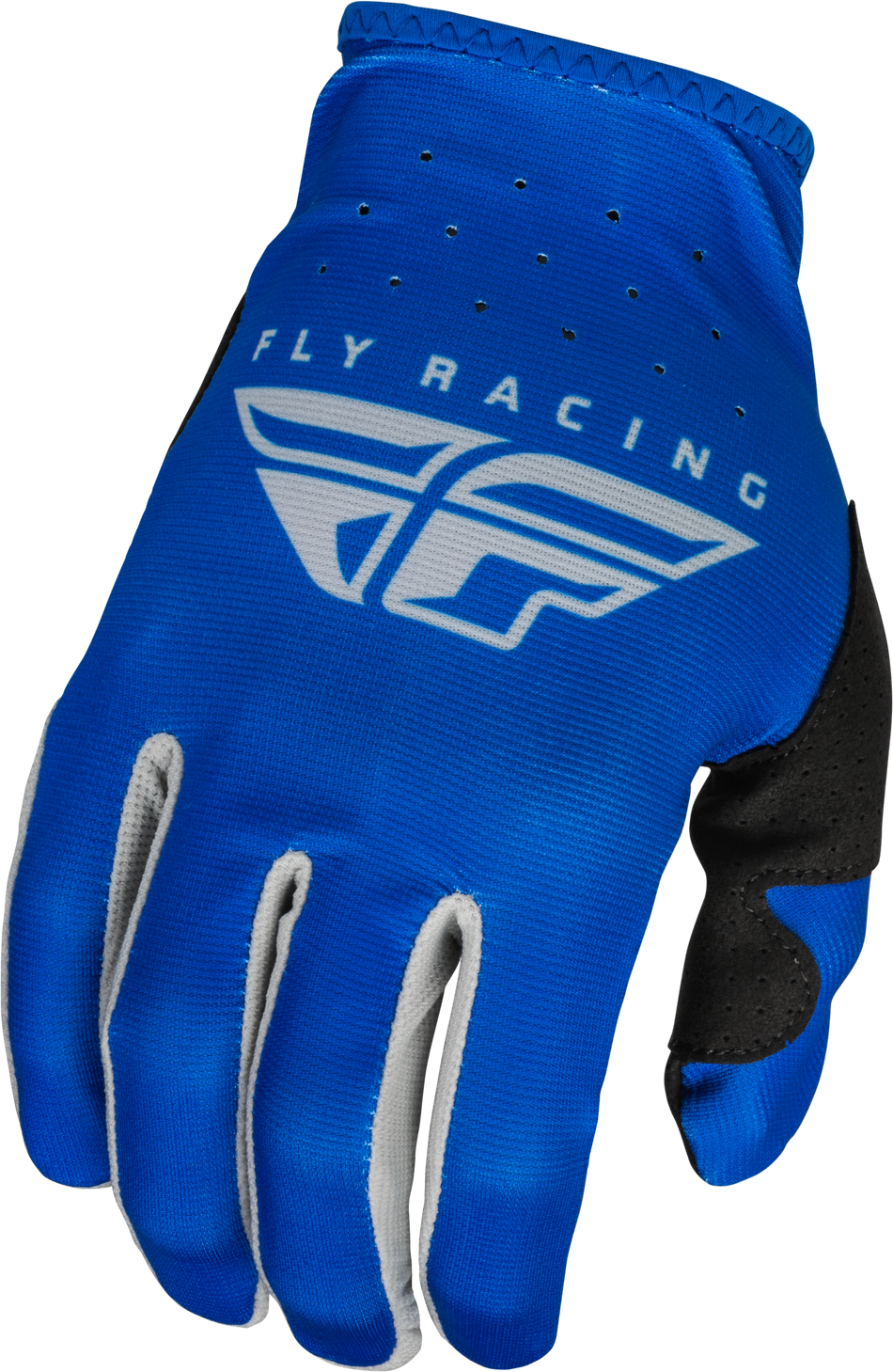 FLY RACING Youth Lite Gloves Blue/Grey Yl 376-711YL