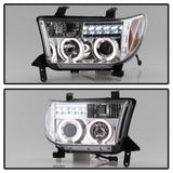 Spyder Toyota Tundra 07-13 Projector Headlights LED Halo LED Chrm PRO-YD-TTU07-HL-C 5012036