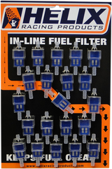 HELIX Fuel Filter - Blue - 1/4" 118-9214