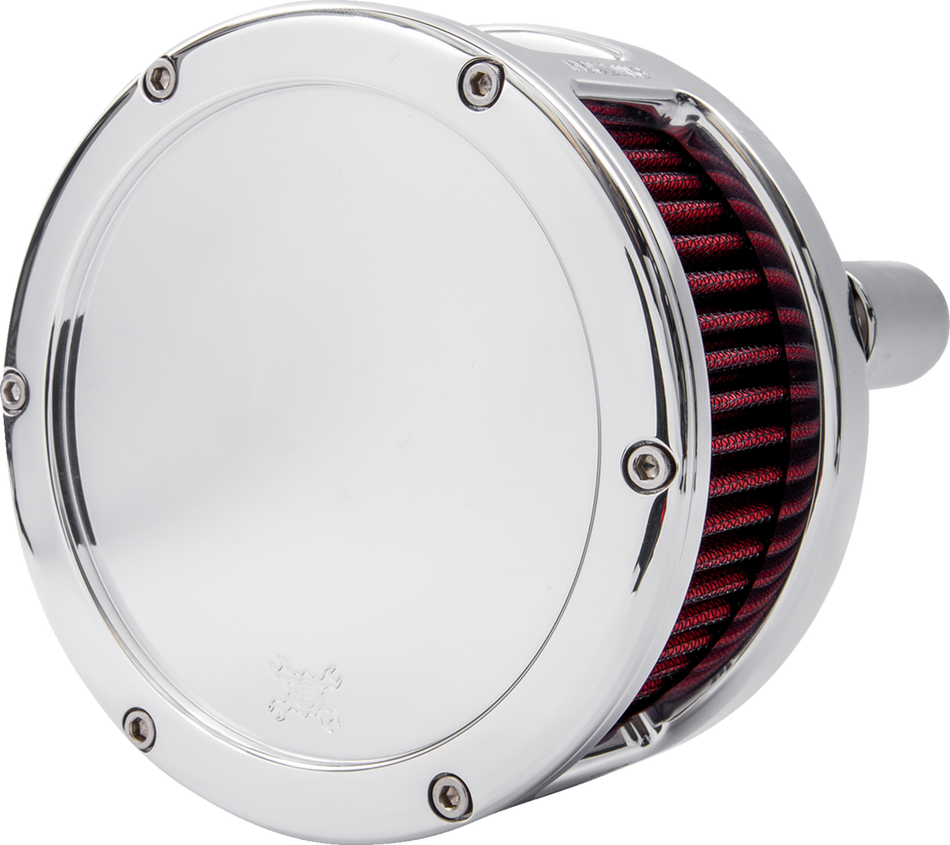 FEULING OIL PUMP CORP. Air Cleaner - BA Series - Chrome - Solid Cover - Red - M8 5437