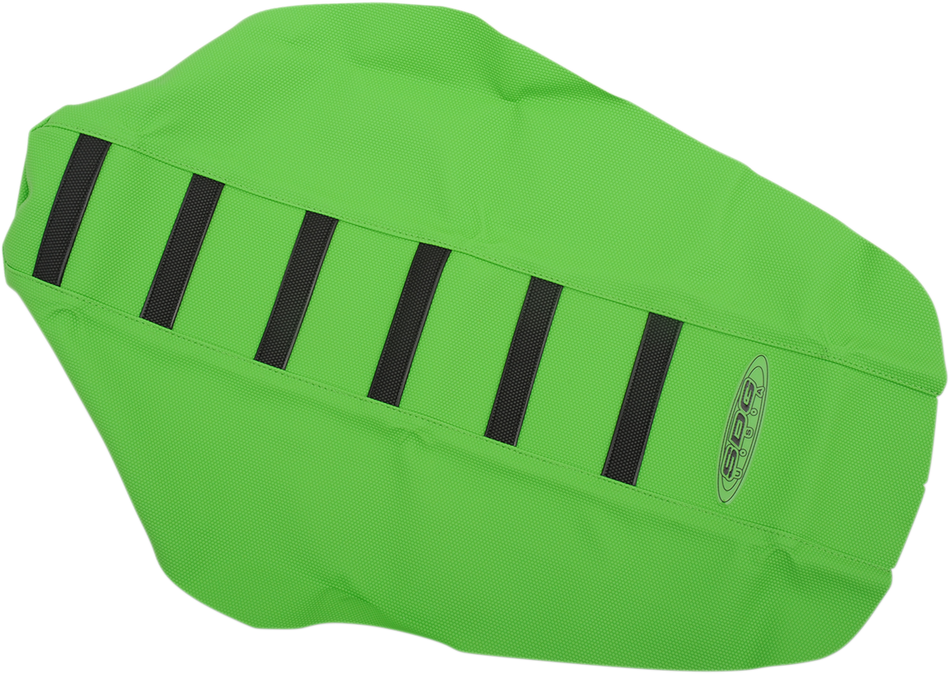 Funda de asiento SDG de 6 nervaduras - Costillas negras/Parte superior verde/Lados verdes 95951KGG 