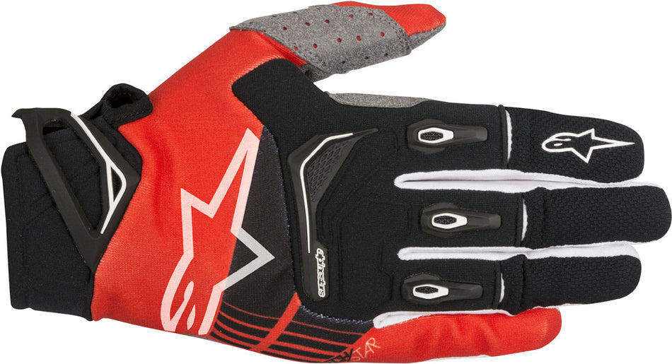 ALPINESTARS Techstar Gloves Black/Red Md 3561018-13-M