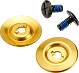 BILTWELL Gen 2 Hardware Kit - Black Screw - Gold Baseplate 0034-150-66