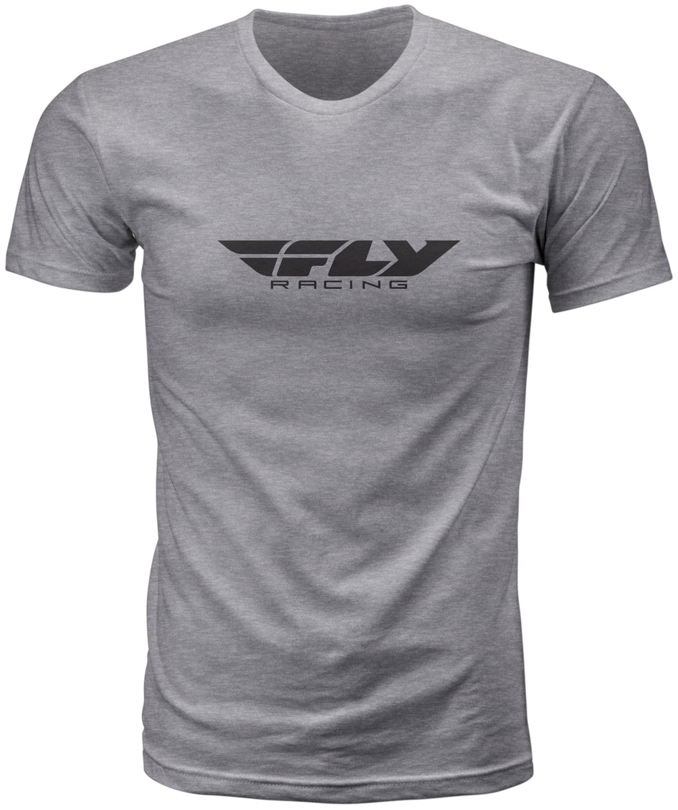 FLY RACING Fly Corporate Tee Dark Grey Heather Md 352-0936M